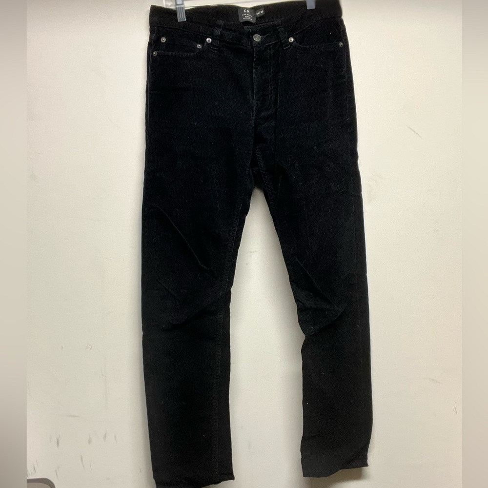 Men's Black Corduroy Pants